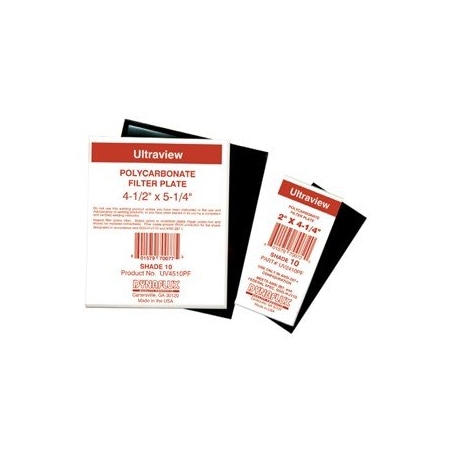 Dynaflux Plastic Filter Plates, Size: 2in. x 4-1/4in., Shade: 11, 50PK UV2411PF